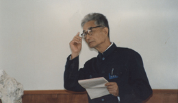 1986年河海大学任荣祖教授在学会会议上发言